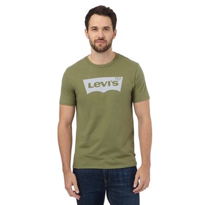 Levi's Green logo print t-shirt